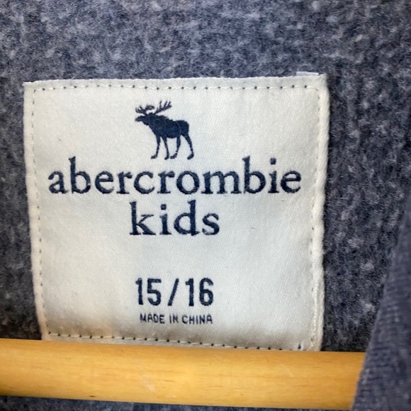 Abercrombie Hoodie Sweatshirt Navy Blue - Picture 2 of 8